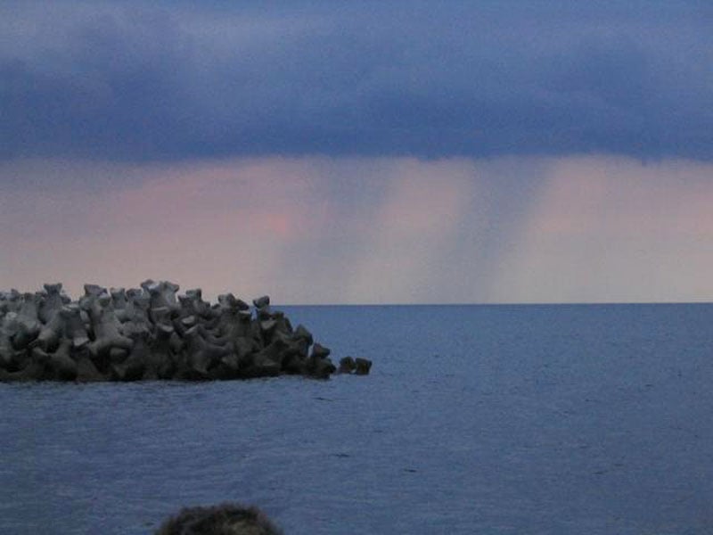 Virga en Mangalia, Mar Negro, Rumana.