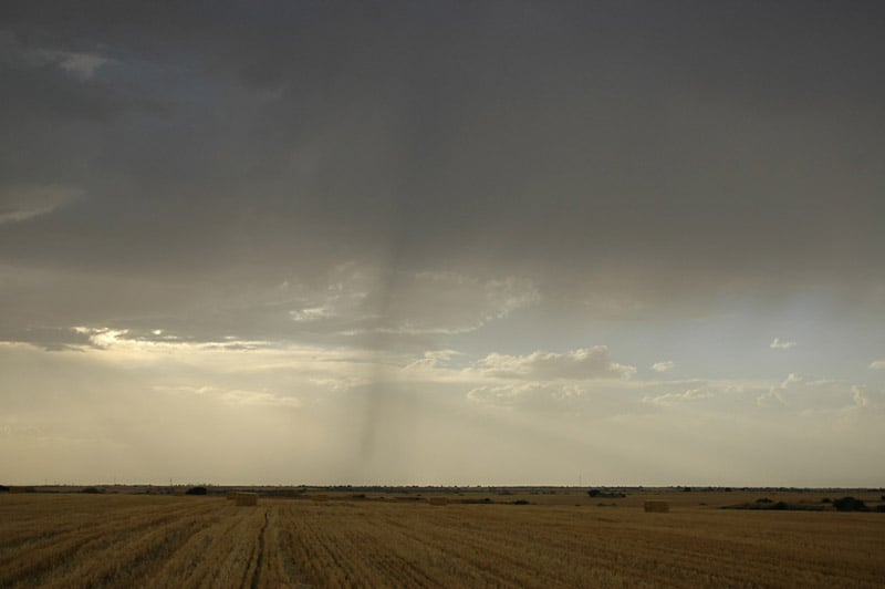 Virga en La Alcarria, Guadalajara.